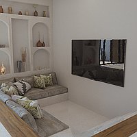 Two-Bedroom Mediterranean Villa with Rice Field Scenery in Canggu. Villas in Bali for Sale: Вилла в Чангу, Балиан за 231 тыс. USD. Leasehold. Предварительный просмотр фото #3