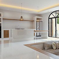 Two-Bedroom Mediterranean Villa with Rice Field Scenery in Canggu. Villas in Bali for Sale: Вилла в Чангу, Балиан за 231 тыс. USD. Leasehold. Предварительный просмотр фото #4