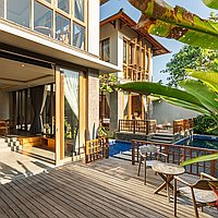 Three bedroom gated estate villa near Batu Bolong beach. Villas in Bali for Sale: Вилла в Чангу, Балиан за 593 тыс. USD. Freehold. Предварительный просмотр фото #2