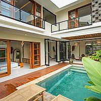Modern comfort three-bedroom villa in Berawa. Villas in Bali for Sale: Вилла в Чангу, Балиан за 23,2 млн. RUB. Leasehold. Предварительный просмотр фото #1