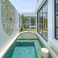 Stunning Modern Tropical Villa In Canggu. Villas in Bali for Sale: Вилла в Чангу, Балиан за 20,5 млн. RUB. Leasehold. Предварительный просмотр фото #12