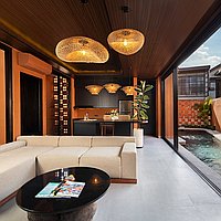 Unique brick accent design 2-bedroom villa in Batu Bolong . Villas in Bali for Sale: Вилла в Чангу, Балиан за 279 тыс. USD. Leasehold. Предварительный просмотр фото #3