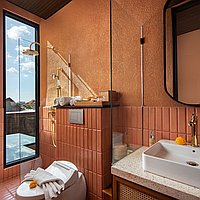 Unique brick accent design 2-bedroom villa in Batu Bolong . Villas in Bali for Sale: Вилла в Чангу, Балиан за 279 тыс. USD. Leasehold. Предварительный просмотр фото #11