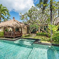 Serene three bedroom villa in central Berawa for lease. Villas in Bali for Sale: Вилла в Чангу, Балиан за 552 тыс. USD. Leasehold. Предварительный просмотр фото #1