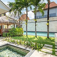 Serene three bedroom villa in central Berawa for lease. Villas in Bali for Sale: Вилла в Чангу, Балиан за 552 тыс. USD. Leasehold. Предварительный просмотр фото #2