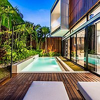 Modern gated estate villa, walk to beach in Berawa. Villas in Bali for Sale: Вилла в Чангу, Балиан за 439 тыс. USD. Leasehold. Предварительный просмотр фото #2