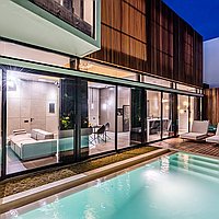 Modern gated estate villa, walk to beach in Berawa. Villas in Bali for Sale: Вилла в Чангу, Балиан за 439 тыс. USD. Leasehold. Предварительный просмотр фото #1