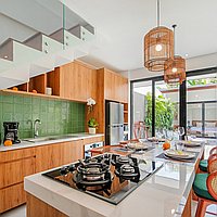 Elegant living with rice field views in Padonan. Villas in Bali for Sale: Вилла в Чангу, Балиан за 209 тыс. USD. Leasehold. Предварительный просмотр фото #6