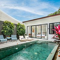 Elegant living with rice field views in Padonan. Villas in Bali for Sale: Вилла в Чангу, Балиан за 209 тыс. USD. Leasehold. Предварительный просмотр фото #2