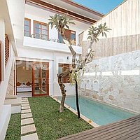 Modern Balinese Villa Design In Canggu. Villas in Bali for Sale: Вилла в Чангу, Балиан за 237 тыс. USD. Leasehold. Предварительный просмотр фото #1