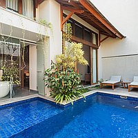 Freehold 1-bedroom investment villa in Canggu . Villas in Bali for Sale: Vila di dalam Canggu, Bali untuk 4,5 Miliar IDR. Freehold. Pratinjau foto #6