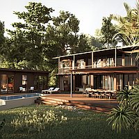 Elegant family villa in sustainable estate in North of Tumbak Bayuh. Villas in Bali for Sale: Вилла в Чангу, Балиан за 651 тыс. USD. Leasehold. Предварительный просмотр фото #1