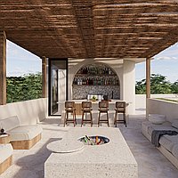 Charming Mediterranean-Style Four Bedroom Villa with Rooftop Bar and Plunge Pool, Canggu. Villas in Bali for Sale: Вилла в Чангу, Балиан за 630 тыс. USD. Leasehold. Предварительный просмотр фото #16