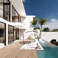 Superbly Designed Leasehold Two-Bedroom Villa in Canggu. Villas in Bali for Sale: Вилла в Чангу, Балиан за 262 тыс. USD. Leasehold. Предварительный просмотр фото #2