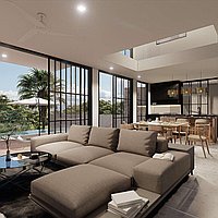 Superbly Designed Leasehold Two-Bedroom Villa in Canggu. Villas in Bali for Sale: Вилла в Чангу, Балиан за 262 тыс. USD. Leasehold. Предварительный просмотр фото #6