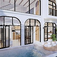 Beautiful Modern Tropical Villa In Batu Bolong. Villas in Bali for Sale: Вилла в Чангу, Балиан за 240 тыс. USD. Leasehold. Предварительный просмотр фото #8