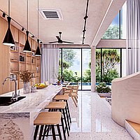 Exclusive Three Bedroom Townhouse Villa in the Heart of Canggu. Villas in Bali for Sale: Вилла в Чангу, Балиан за 390 тыс. USD. Leasehold. Предварительный просмотр фото #8