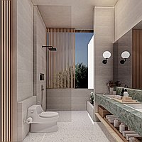 Exclusive Three Bedroom Townhouse Villa in the Heart of Canggu. Villas in Bali for Sale: Вилла в Чангу, Балиан за 390 тыс. USD. Leasehold. Предварительный просмотр фото #15