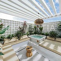 Gorgeous Contemporary Beachside Villas Walking Distance To Pantai Lima. Villas in Bali for Sale: Vila di dalam Pererenan (Canggu), Bali untuk 3,9 Miliar IDR. Leasehold. Pratinjau foto #9