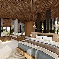 Iconic high quality five bedroom villa in Pererenan. Villas in Bali for Sale: Вилла в Чангу, Балиан за 1436 тыс. USD. Leasehold. Предварительный просмотр фото #13