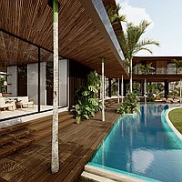 Iconic high quality five bedroom villa in Pererenan. Villas in Bali for Sale: Вилла в Чангу, Балиан за 1436 тыс. USD. Leasehold. Предварительный просмотр фото #9