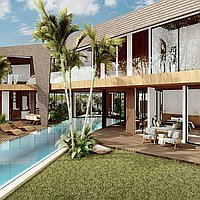 Iconic high quality five bedroom villa in Pererenan. Villas in Bali for Sale: Вилла в Чангу, Балиан за 1436 тыс. USD. Leasehold. Предварительный просмотр фото #1