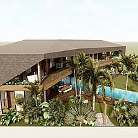 Iconic high quality five bedroom villa in Pererenan. Villas in Bali for Sale: Вилла в Чангу, Балиан за 1436 тыс. USD. Leasehold. Предварительный просмотр фото #2