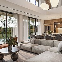 Pererenan's exclusive riverside villa. Villas in Bali for Sale: Вилла в Чангу, Балиан за 818 тыс. USD. Leasehold. Предварительный просмотр фото #3