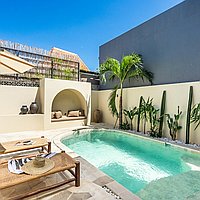 Mediterranean oasis 2-bedroom villa in Pererenan for lease. Villas in Bali for Sale: Вилла в Чангу, Балиан за 260 тыс. USD. Leasehold. Предварительный просмотр фото #1