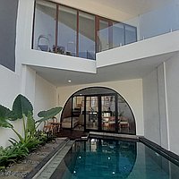 Modern split-level 3-bedroom villa with rooftop terrace in Cepaka. Villas in Bali for Sale: Вилла в Чангу, Балиан за 20,9 млн. RUB. Freehold. Предварительный просмотр фото #1