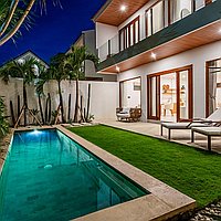 Tranquil living in 2-bedroom Pererenan villa. Villas in Bali for Sale: Вилла в Чангу, Балиан за 273 тыс. USD. Leasehold. Предварительный просмотр фото #3