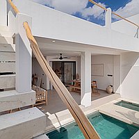 Rustic Two-Bedroom Villa in Tumbak Bayuh, a Short Drive to the Beach. Villas in Bali for Sale: Vila di dalam Canggu, Bali untuk 3,1 Miliar IDR. Leasehold. Pratinjau foto #15