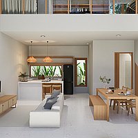 One bedroom loft 400m from the beach in Pererenan. Villas in Bali for Sale: Вилла в Чангу, Балиан за 160 тыс. USD. Leasehold. Предварительный просмотр фото #2