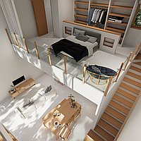 One bedroom loft 400m from the beach in Pererenan. Villas in Bali for Sale: Вилла в Чангу, Балиан за 160 тыс. USD. Leasehold. Предварительный просмотр фото #7