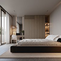 Exclusive 2-bedroom villa with rooftop terrace in Berawa. Villas in Bali for Sale: Vila di dalam Canggu, Bali untuk 3,9 Miliar IDR. Leasehold. Pratinjau foto #7