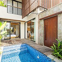 Freehold gated estate villa in Batu Bolong. Villas in Bali for Sale: Vila di dalam Canggu, Bali untuk 5,5 Miliar IDR. Freehold. Pratinjau foto #1