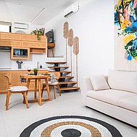 One bedroom loft only 650m from batu bolong beach. Villas in Bali for Sale: Вилла в Чангу, Балиан за 202 тыс. USD. Leasehold. Предварительный просмотр фото #4