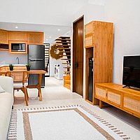 One bedroom loft only 650m from batu bolong beach. Villas in Bali for Sale: Вилла в Чангу, Балиан за 202 тыс. USD. Leasehold. Предварительный просмотр фото #7