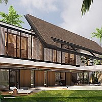 Riverfront Freehold Villa in Prime Padang Linjong. Villas in Bali for Sale: Вилла в Чангу, Балиан за 681 тыс. USD. Freehold. Предварительный просмотр фото #1