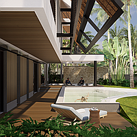 Riverfront Freehold Villa in Prime Padang Linjong. Villas in Bali for Sale: Вилла в Чангу, Балиан за 681 тыс. USD. Freehold. Предварительный просмотр фото #2