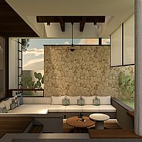 Riverfront Freehold Villa in Prime Padang Linjong. Villas in Bali for Sale: Вилла в Чангу, Балиан за 681 тыс. USD. Freehold. Предварительный просмотр фото #5