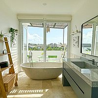 Contemporary 3-Bedroom Villa with Rice Field Views in Tumbak Bayuh. Villas in Bali for Sale: Vila di dalam Canggu, Bali untuk 4,4 Miliar IDR. Leasehold. Pratinjau foto #11