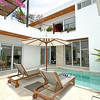 Contemporary 3-Bedroom Villa with Rice Field Views in Tumbak Bayuh. Villas in Bali for Sale: Vila di dalam Canggu, Bali untuk 4,4 Miliar IDR. Leasehold. Pratinjau foto #1