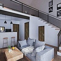 Unlock Prime Investment Potential: Industrial-Style One-Bedroom Villa in Padonan. Villas in Bali for Sale: Вилла в Чангу, Балиан за 107 тыс. USD. Leasehold. Предварительный просмотр фото #1