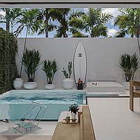 Unmissable Opportunity: High-End Two-Bedroom Villa in Coveted Canggu Location. Villas in Bali for Sale: Вилла в Чангу, Балиан за 355 тыс. USD. Leasehold. Предварительный просмотр фото #1