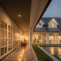 Elegant 5-bedroom villa in Seseh with expansion potential. Villas in Bali for Sale: Вилла в Чангу, Балиан за 1143 тыс. USD. Leasehold. Предварительный просмотр фото #1