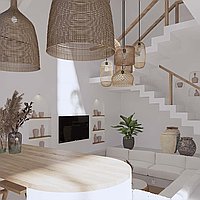 Two Units of Two-Bedroom Villas with Rooftop Lounge, Steps Away from Lima Beach. Villas in Bali for Sale: Вилла в Чангу, Балиан за 255 тыс. USD. Leasehold. Предварительный просмотр фото #2