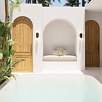 Two Units of Two-Bedroom Villas with Rooftop Lounge, Steps Away from Lima Beach. Villas in Bali for Sale: Вилла в Чангу, Балиан за 255 тыс. USD. Leasehold. Предварительный просмотр фото #9