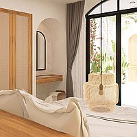 Two Units of Two-Bedroom Villas with Rooftop Lounge, Steps Away from Lima Beach. Villas in Bali for Sale: Вилла в Чангу, Балиан за 255 тыс. USD. Leasehold. Предварительный просмотр фото #6