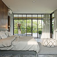 Exquisite Four-Bedroom Villa with Ocean Views Just Steps Away from Lima Beach, Pererenan. Villas in Bali for Sale: Вилла в Чангу, Балиан за 620 тыс. USD. Leasehold. Предварительный просмотр фото #3